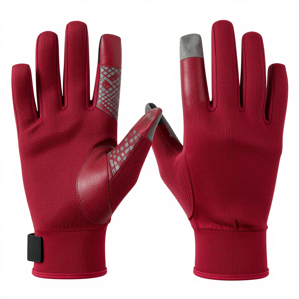 Crimson Ridge Cycling Gloves