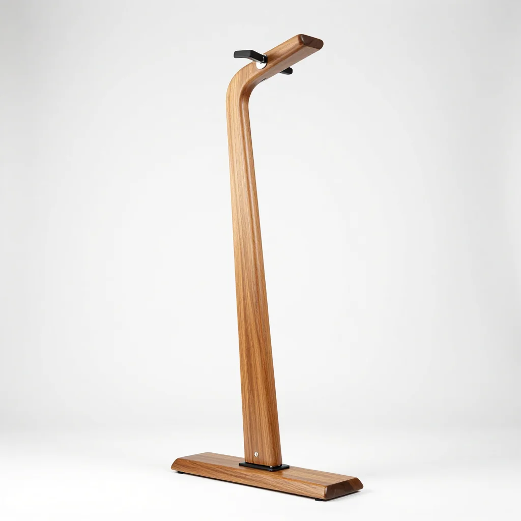 Handcrafted Rustic Wooden Bike Stand for Indoor and Outdoor Use