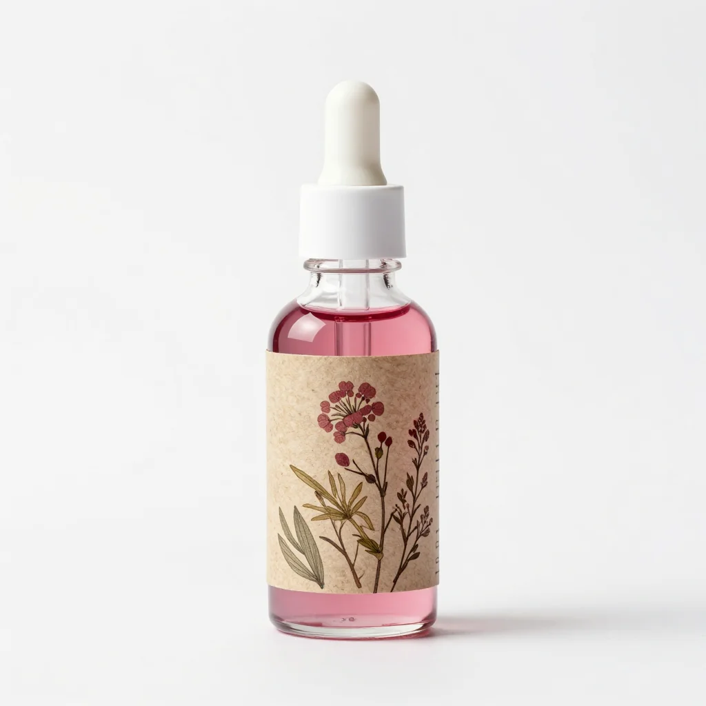 PurePetal Organic Facial Serum with Natural Botanical Extracts for Radiant Skin