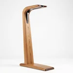 Handcrafted Rustic Wooden Bike Stand for Indoor and Outdoor Use - 2