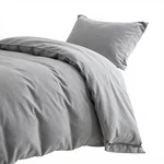Luxurious Cotton Flannel Duvet Cover Set for Cozy Comfort and Elegant Sleep - 2