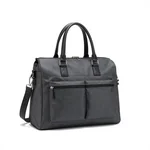 Monogrammed Leather Tote - 2
